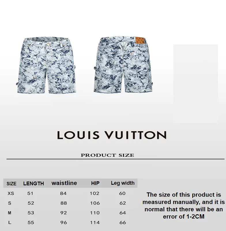 Louis Vuitton 24SS new washed denim Shorts 3.21