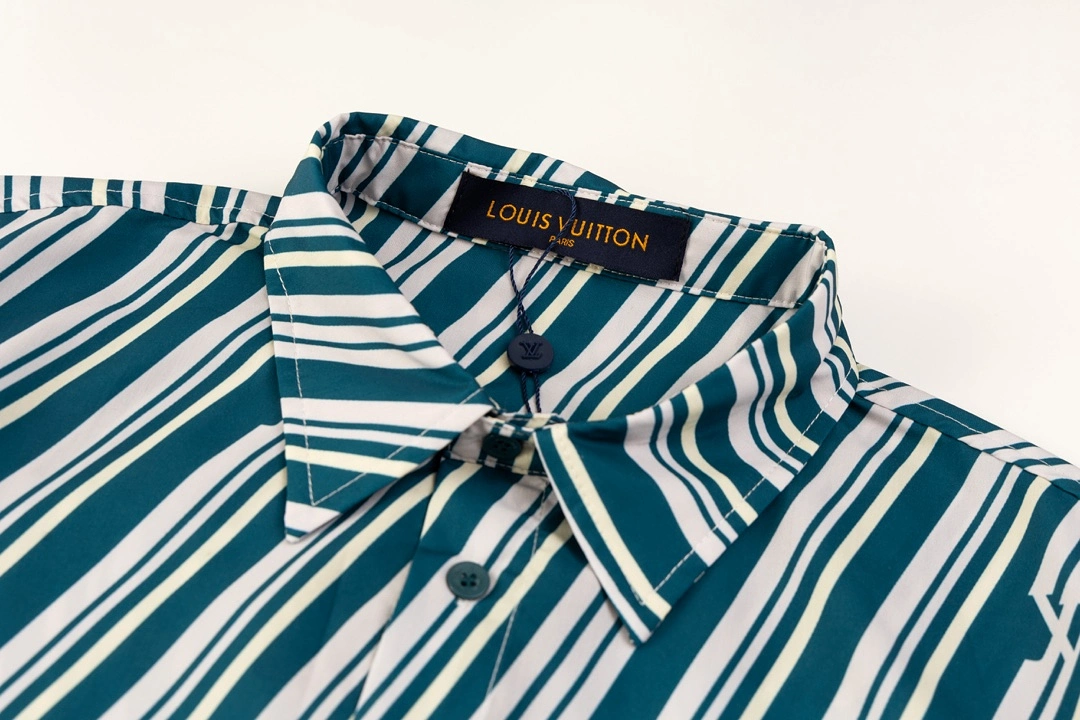 Louis Vuitton 24SS striped print short-sleeved shirt 3.21