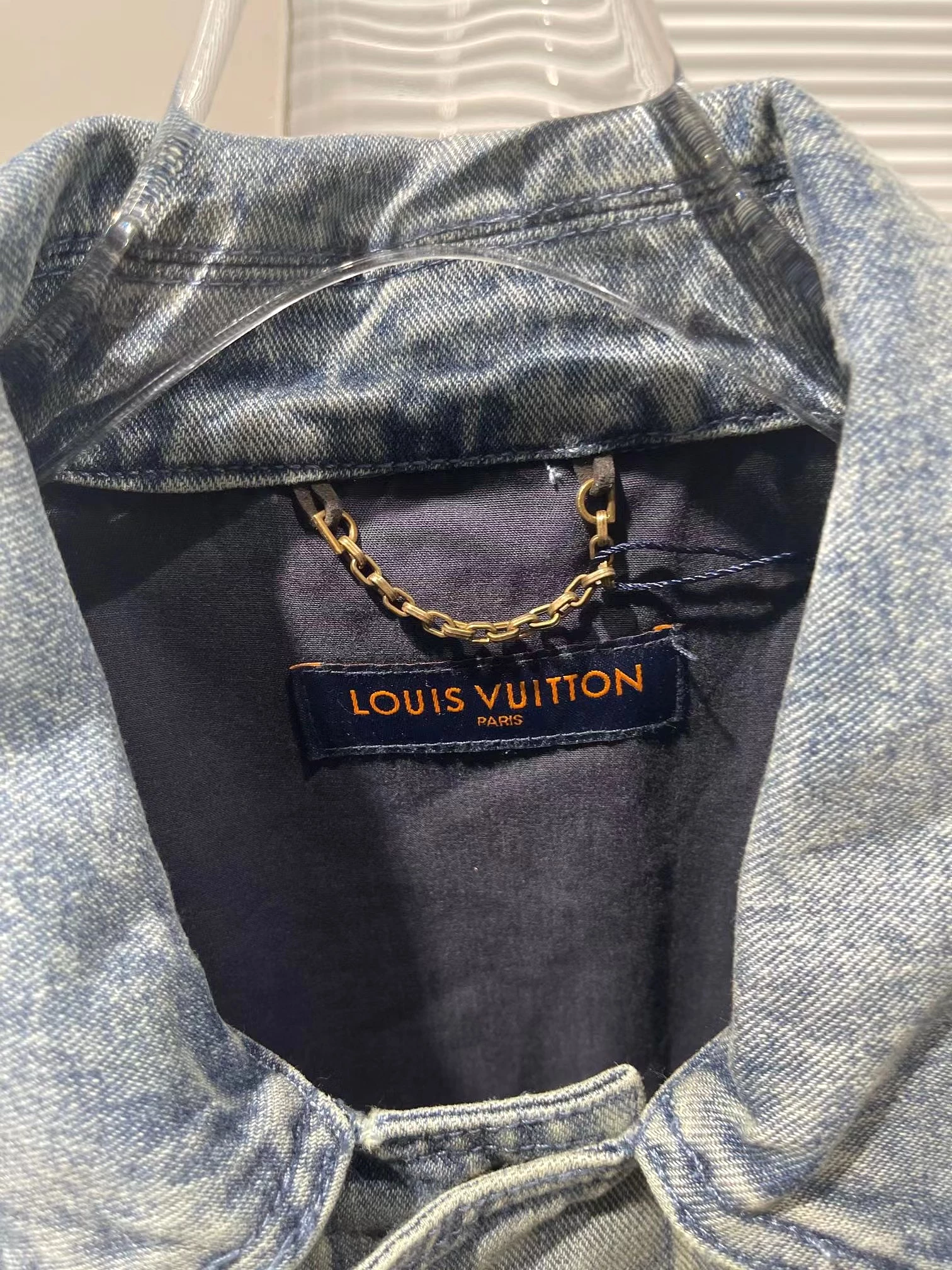 Louis Vuitton Denim Carpenter Shorts Blue