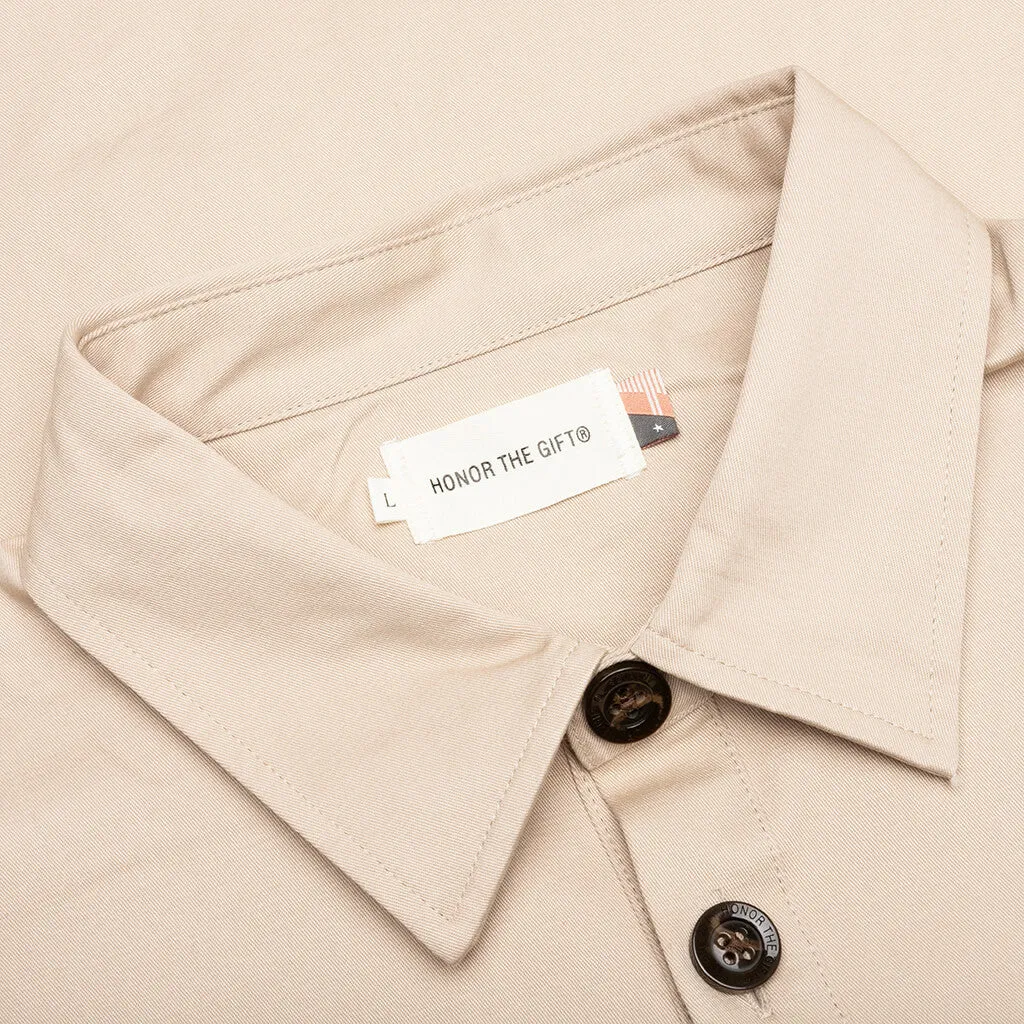 L/S Working Class Shirt - Bone