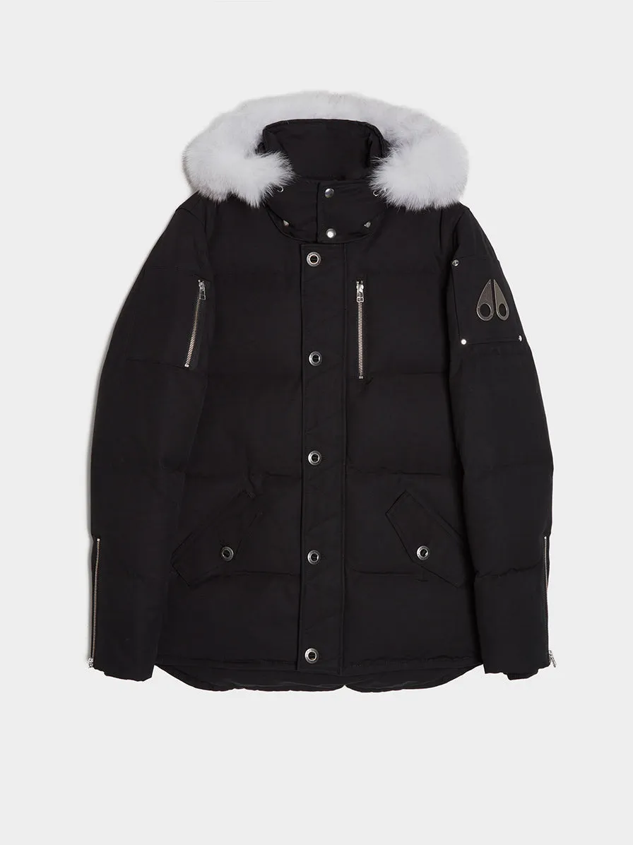 M 3Q Fur Jacket, Black / Natural