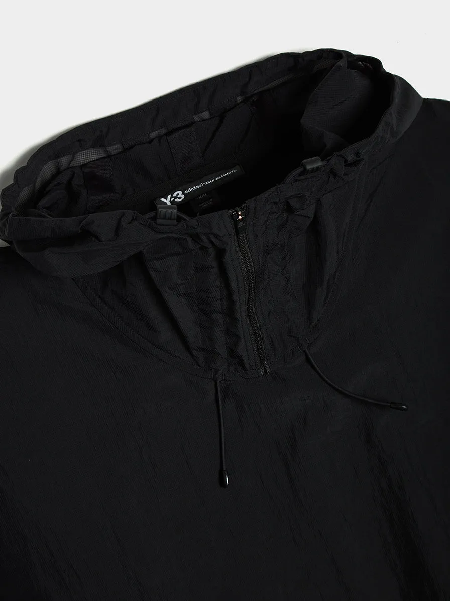 M Swim Quarter Zip Jacket , Black