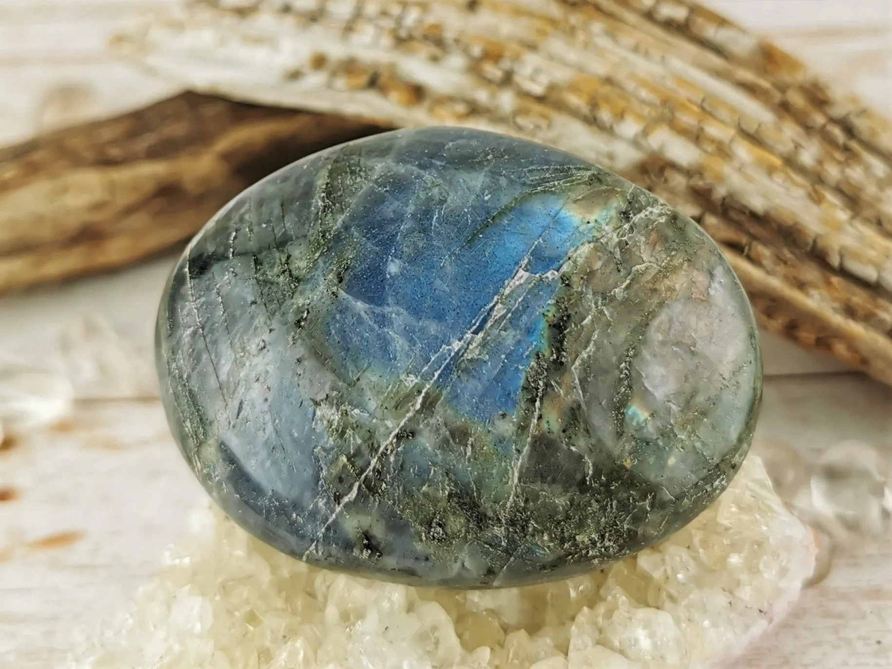 Madagascar Labradorite Palm Stones