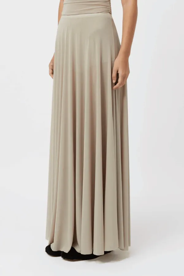 Majorelle Maxi Skirt Bone