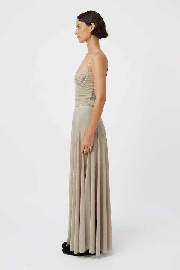 Majorelle Maxi Skirt Bone