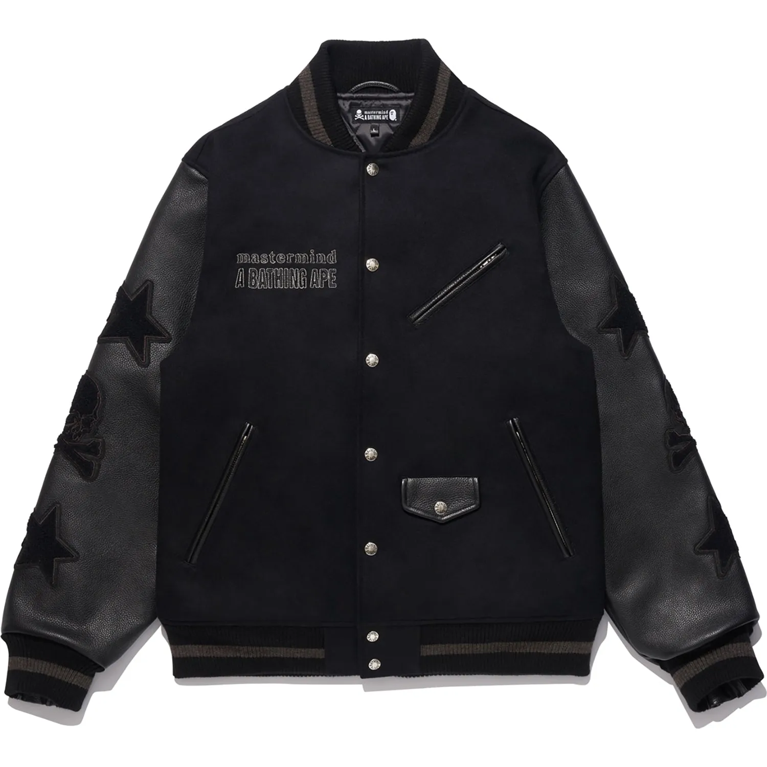 MASTERMIND JAPAN BAPE VARSITY JACKET MENS