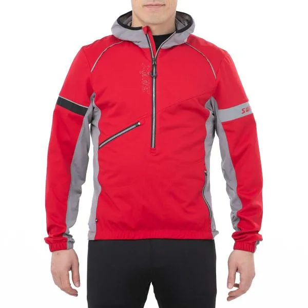 Men's Swix Nybo Pullover Jacket Red