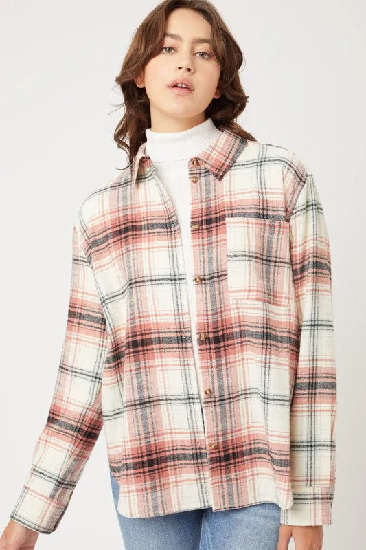 Monica Women's Flannel Top