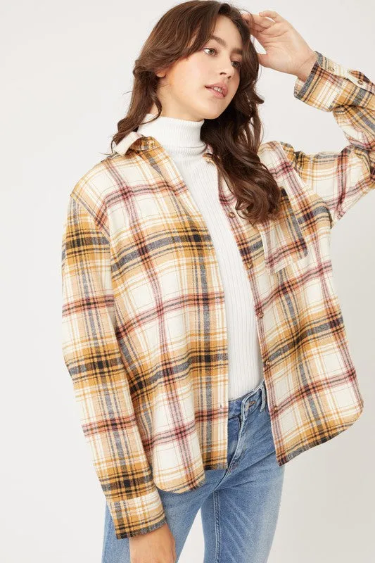 Monica Women's Flannel Top