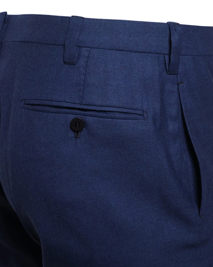 Navy Lightweight Flannel Trouser