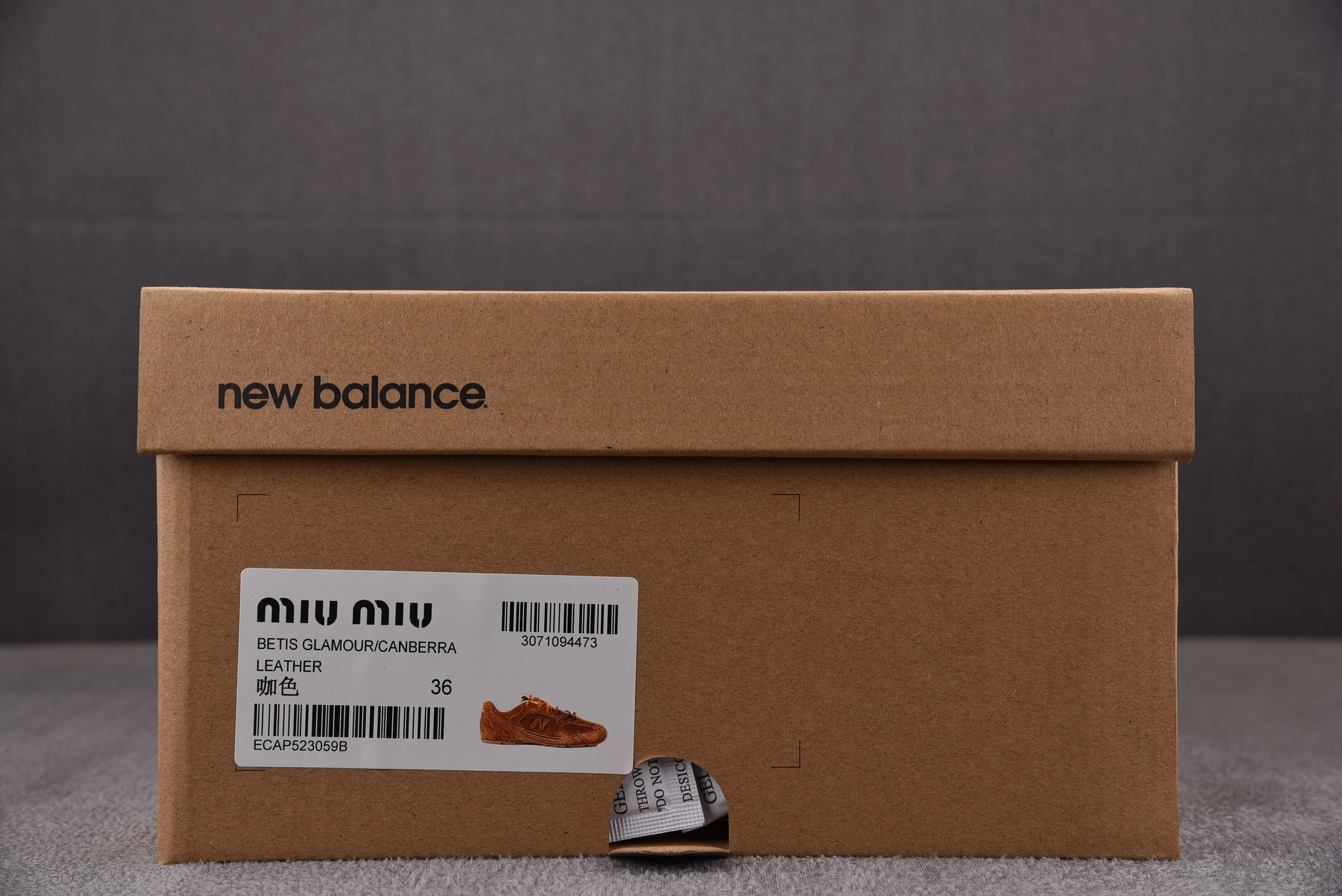 New Balance MIU MIU 530 Dark Brown