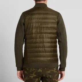 Nike Tech Fleece Aeroloft Bomber JacketDark Loden & Cargo Khaki