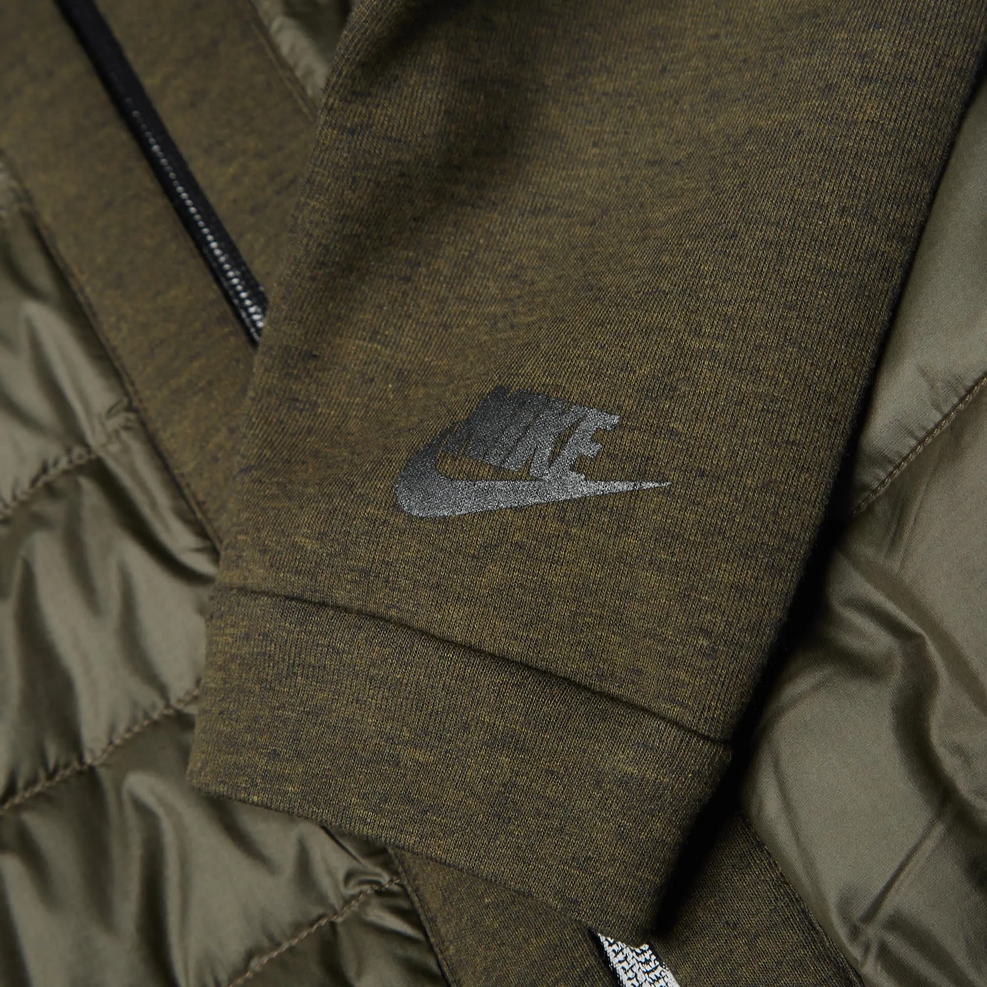 Nike Tech Fleece Aeroloft Bomber JacketDark Loden & Cargo Khaki