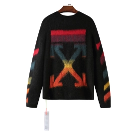 Off-White 24SS Gradient Orange Arrow Long Sleeve Sweater 2.27