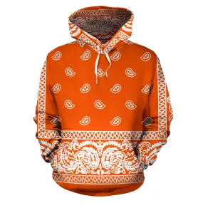 Orange Bandanna Hoodie