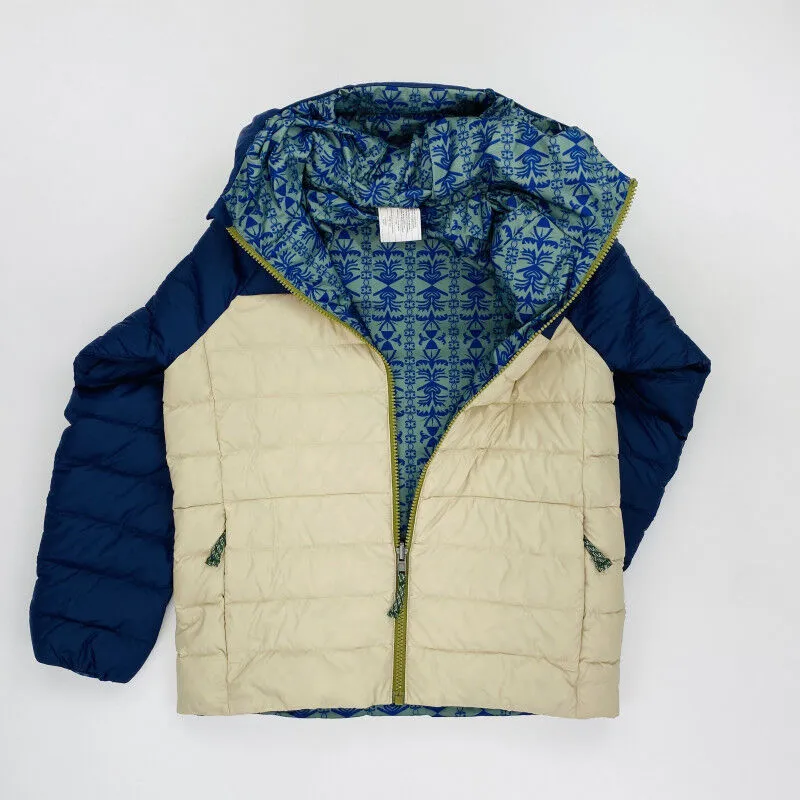 Patagonia  K's Reversible Down Sweater Hoody - Giacca sintetica di seconda mano - Bambino - Bianco - M