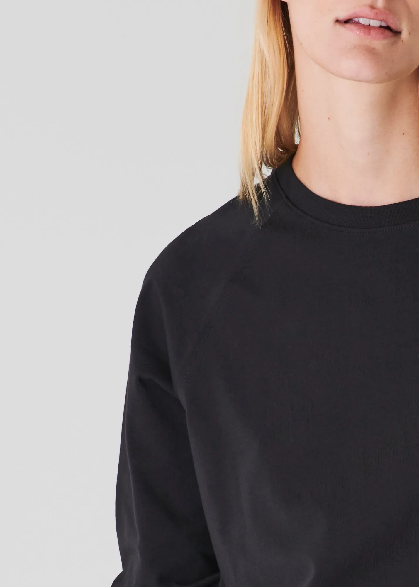 PIMA COTTON STRETCH OVERSIZED SWEATSHIRT