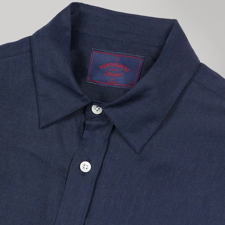 Portuguese Flannel - Linen Navy