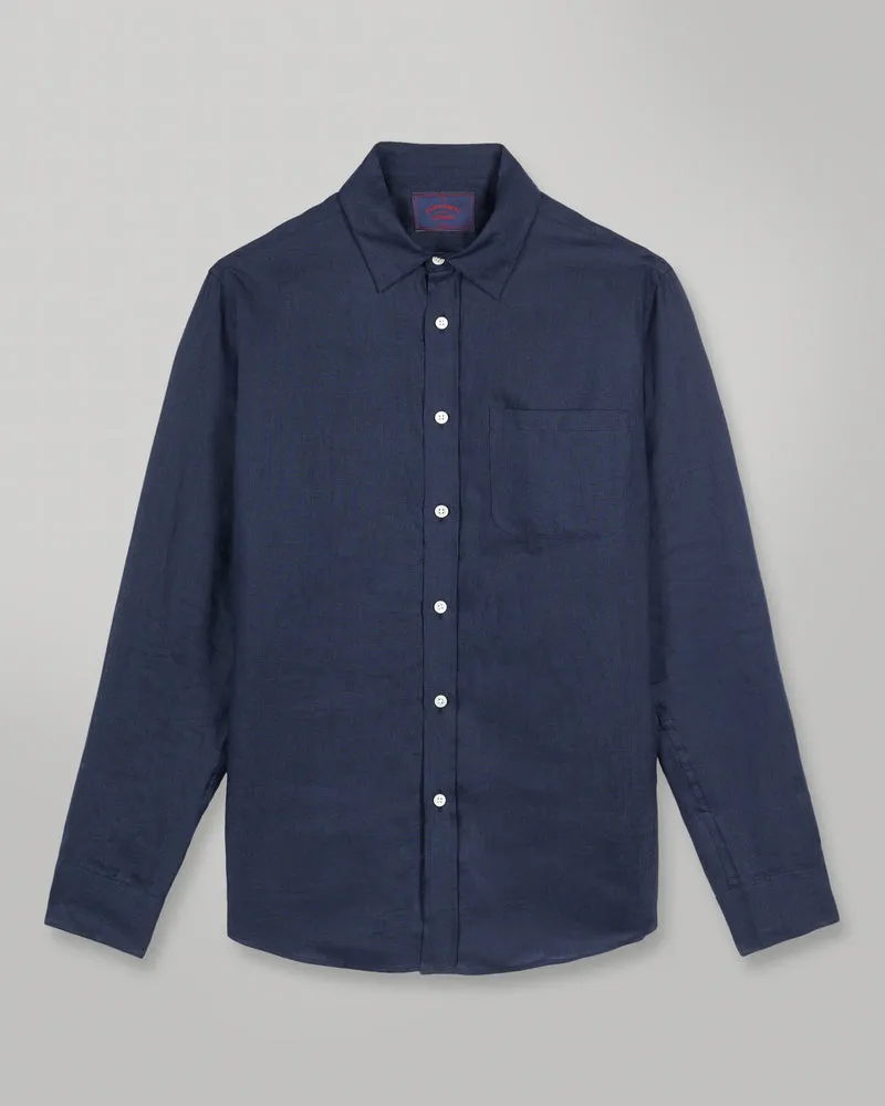 Portuguese Flannel - Linen Navy