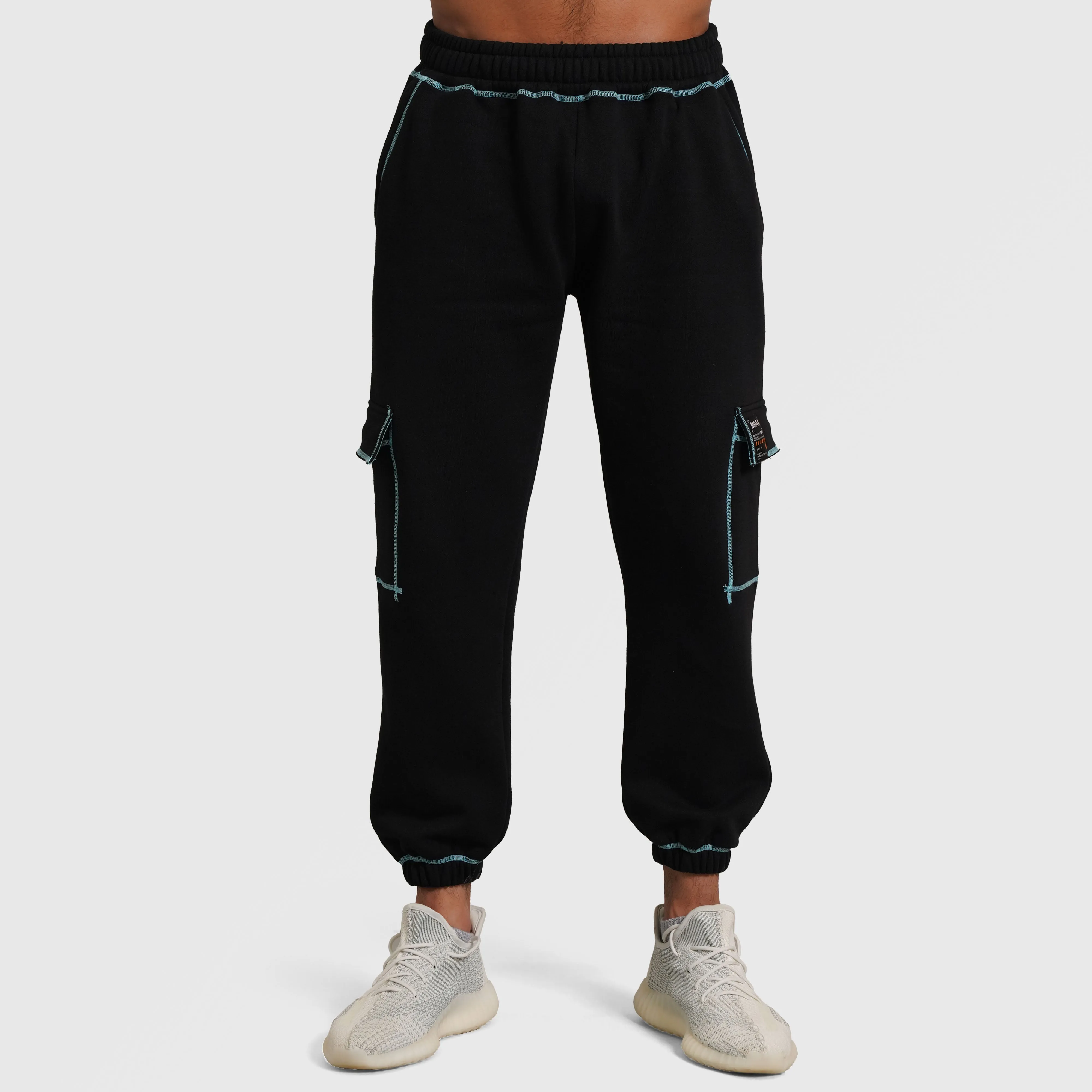 Rew Joggers (Black-Blue)