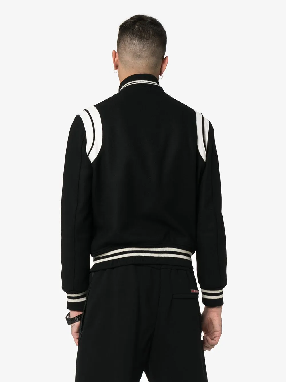 Saint Laurent veste bomber Teddy Noir