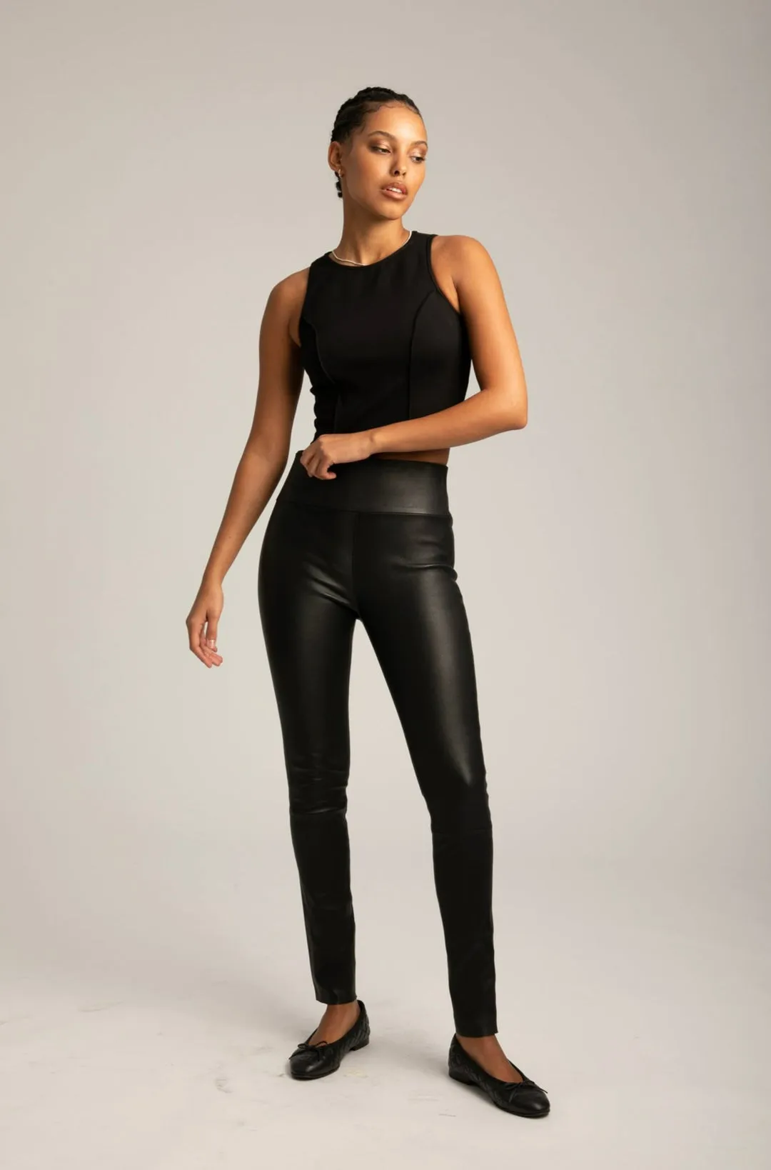 SPRWMN Leather Ankle Legging