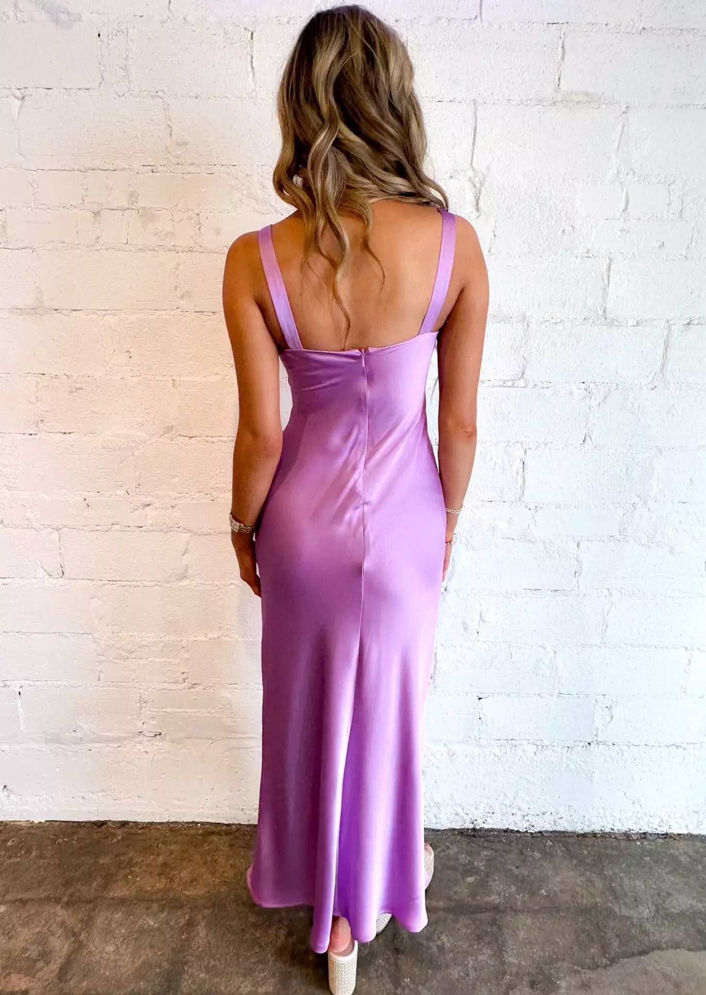 Stacie Satin Maxi Dress