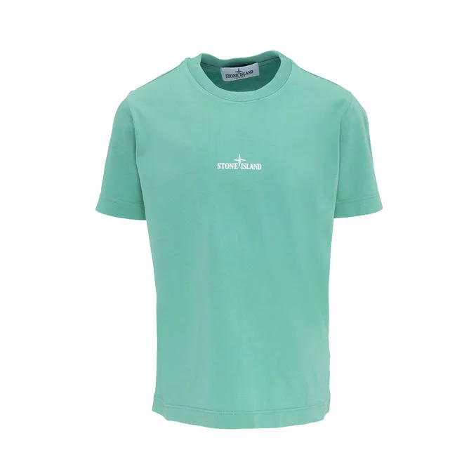 T-SHIRT WITH LOGO Kids Light Green