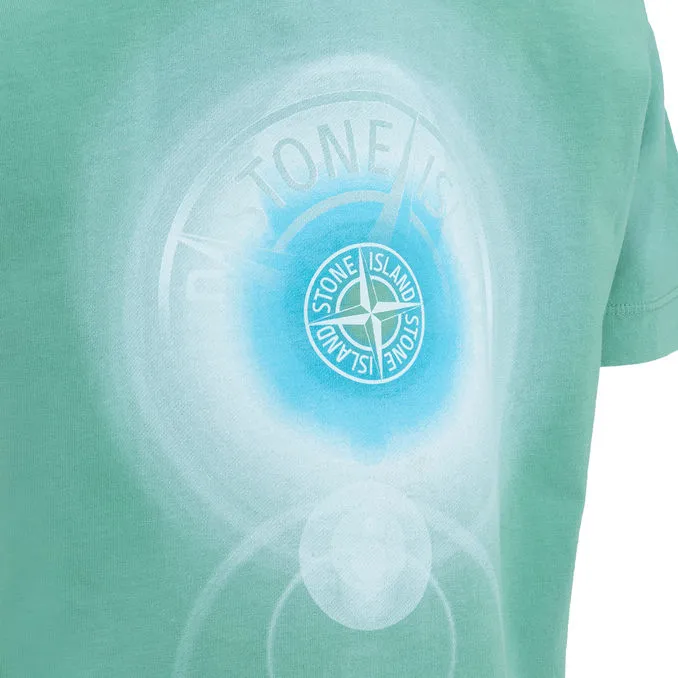 T-SHIRT WITH LOGO Kids Light Green