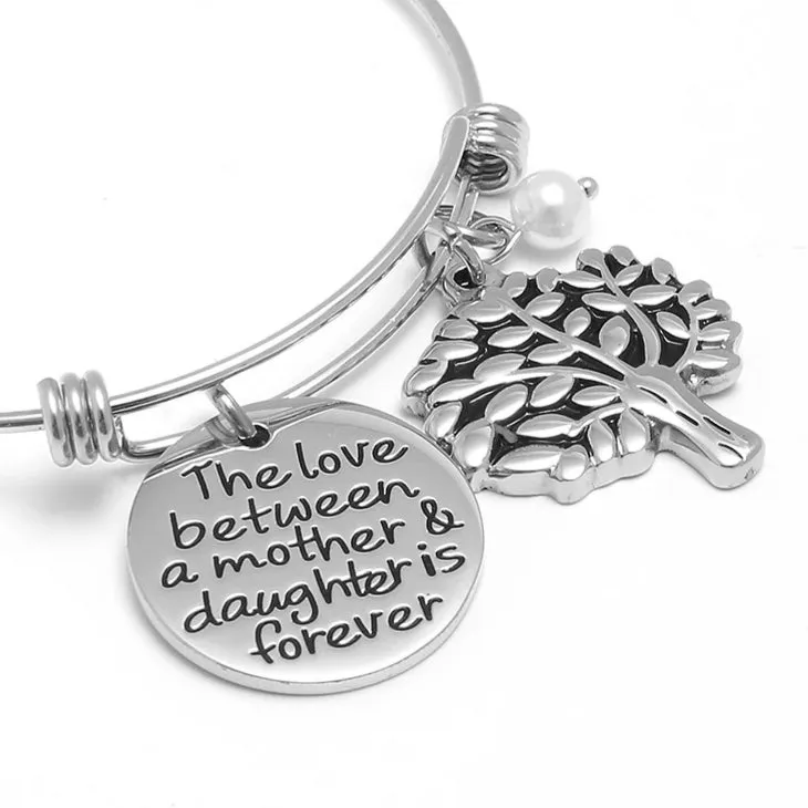 The love between Mother & Daughter is Forever Bracelet