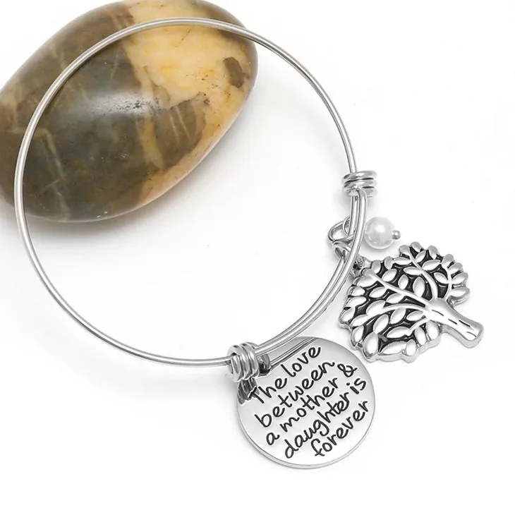 The love between Mother & Daughter is Forever Bracelet