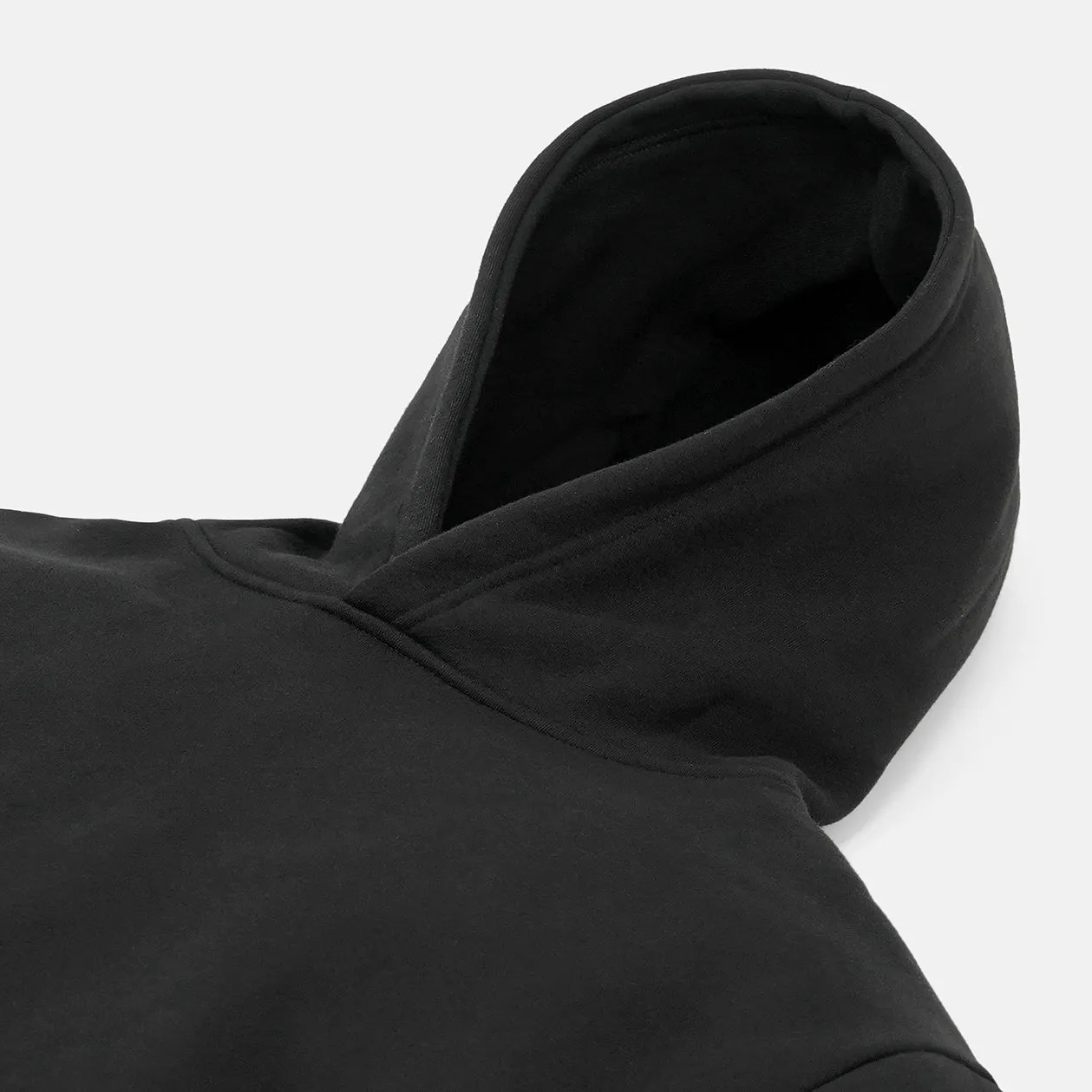 The Monk Basic Black Heavy Hoodie