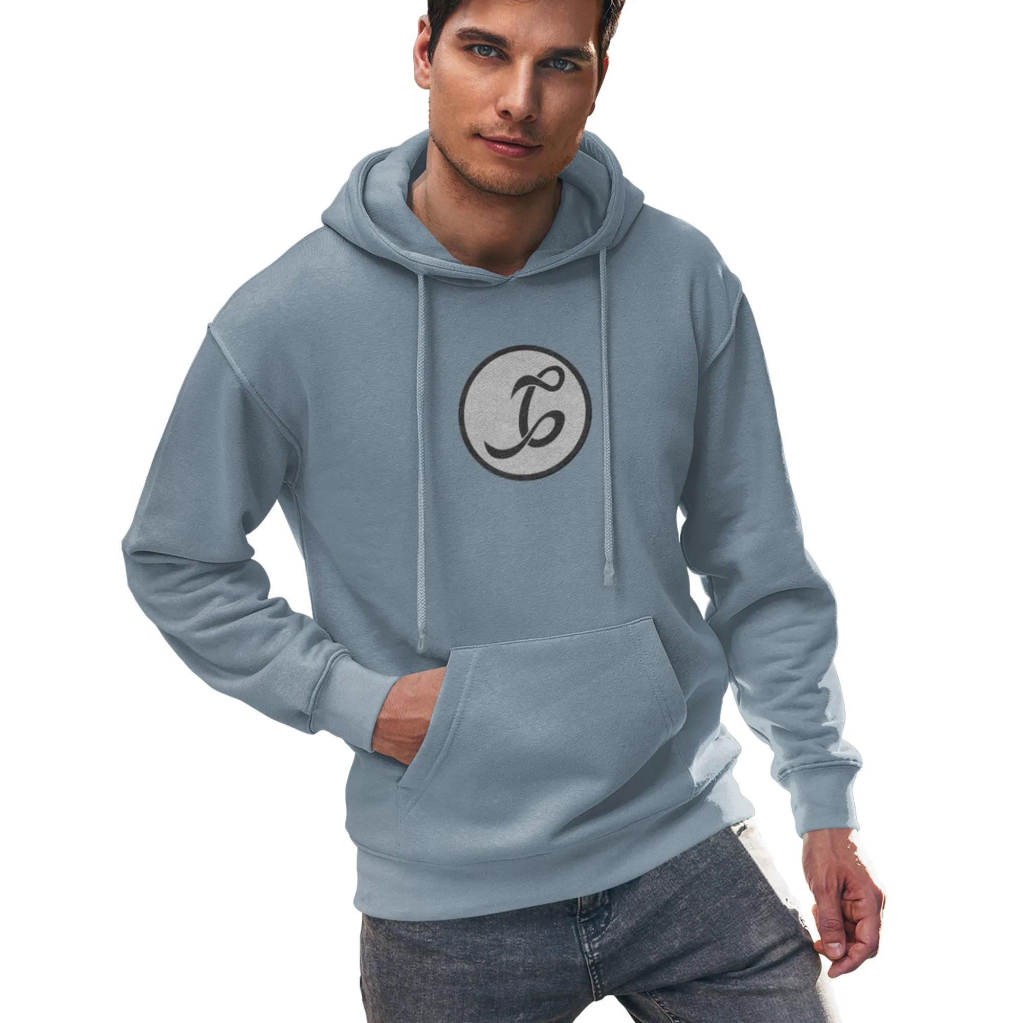 Vintage Vibes Midweight Hoodie – Slate Blue – Signature Series