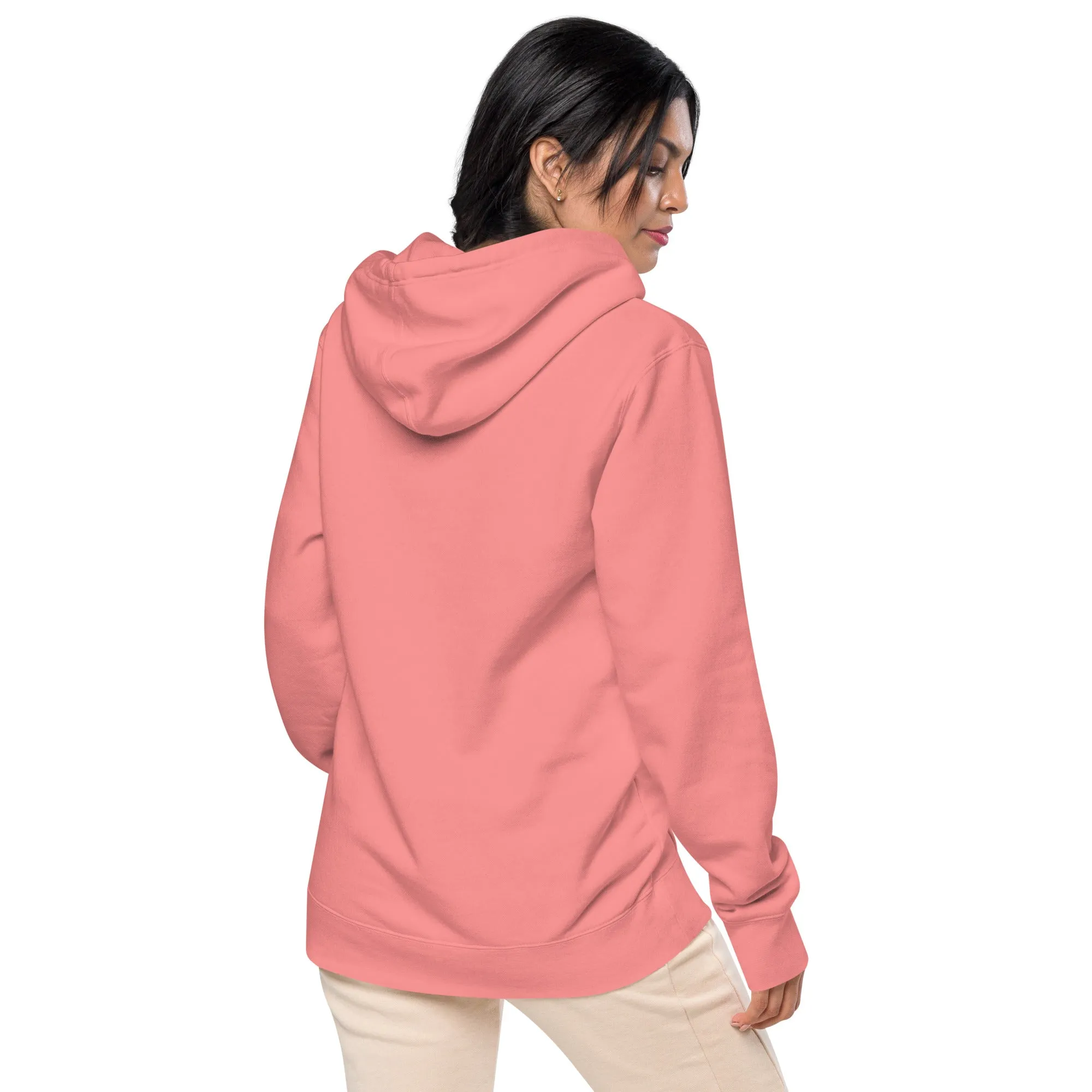 Vintage Vibes Premium Hoodie – Antique Pink–Signature Series