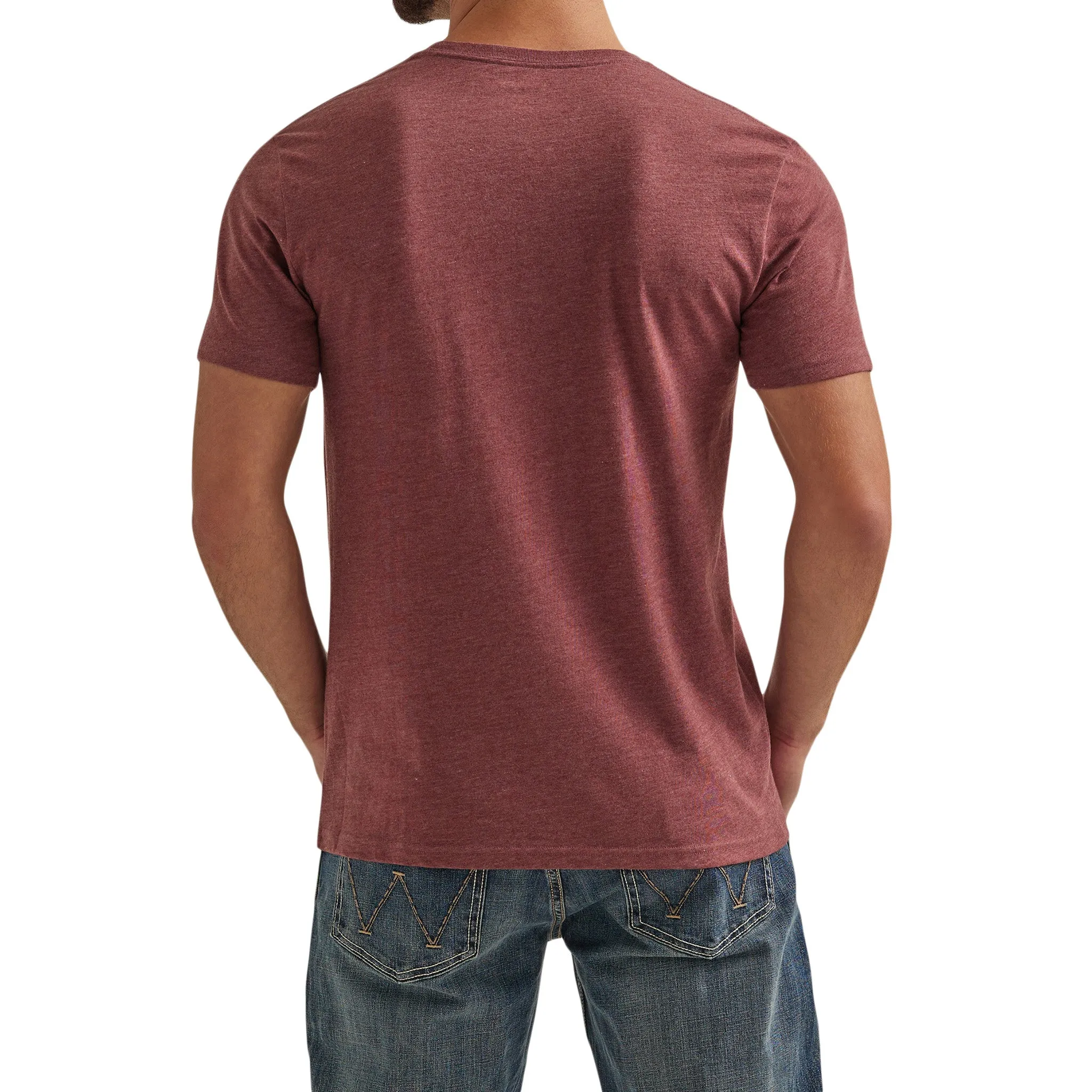 Wrangler Men's Burgandy George Strait Tee